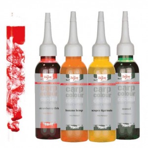 Атрактанти CarpZoom Carp Colour Coctail 75мл (полуниця риба)