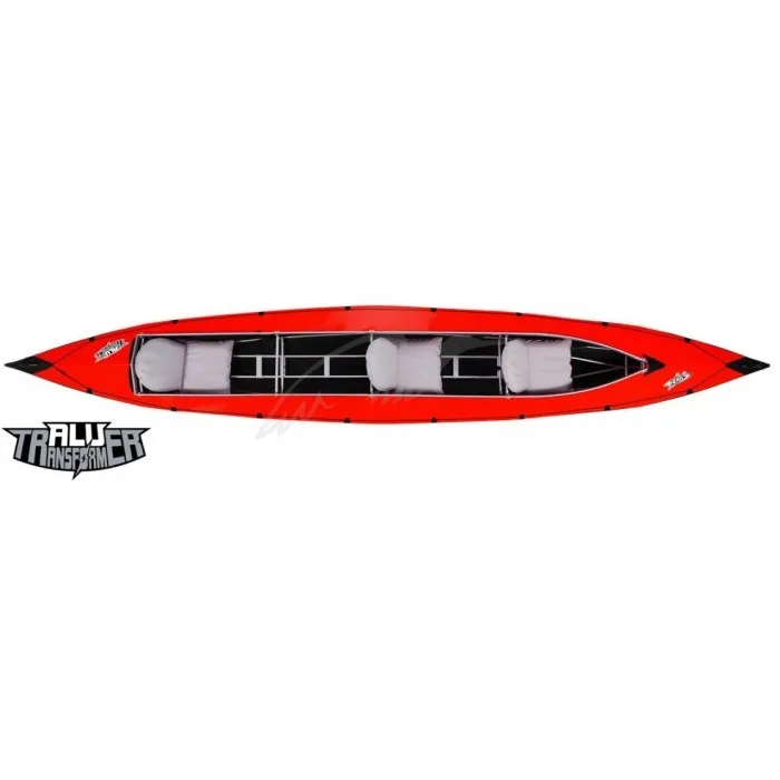 Байдарка Neris ALU-3 Standart каркасная ц:красно-черный