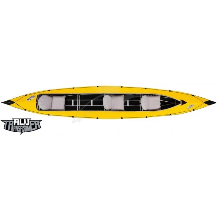 Байдарка Neris ALU-3 Standart каркасная ц:желто-черный