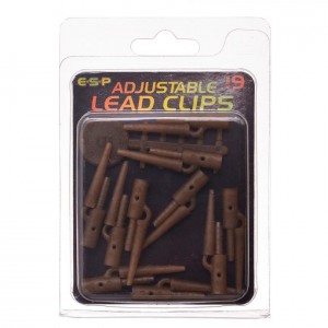Безопасная клипса Esp Adjustable Lead Clips Brown