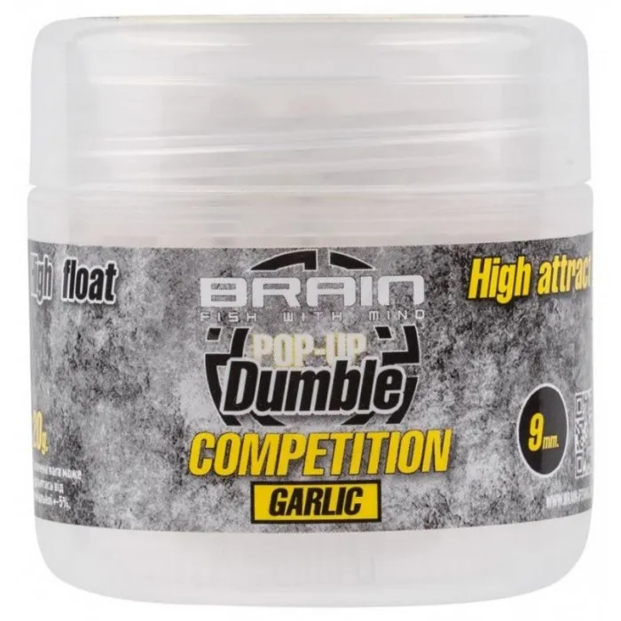 Бойли Brain Dumble Pop-Up Competition Garlic 9mm 20g