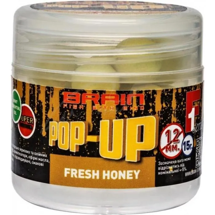 Бойли Brain Pop-Up F1 Fresh Honey (мед з м’ятою) 12mm 15g