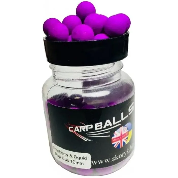 Бойли Carp Balls Pop Up 10мм Cranberry&Squid