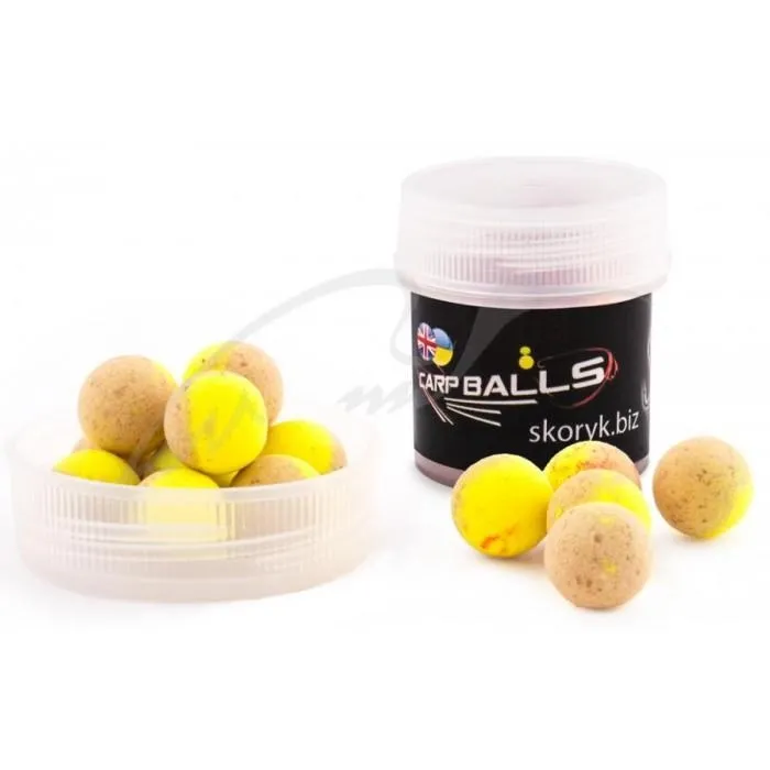 Бойлы Carp Balls PopUps Nuts&Yellowberry Ying-Yang 10mm 15шт