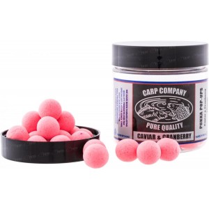 Бойлы Carp Company Pop-Ups Caviar & Cranberry (Washed Out Pink) 12 mm