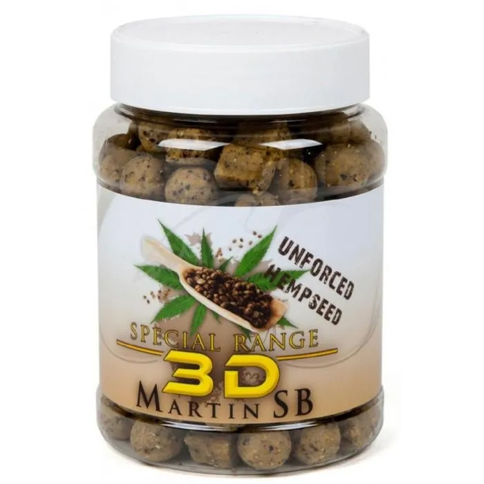 Бойлы Martin SB 3D Unforced Hempseed 18/20mm 1kg