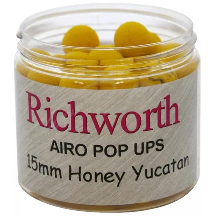 Бойлы Richworth Airo Pop-Ups Honey Yucatan 15mm 200ml