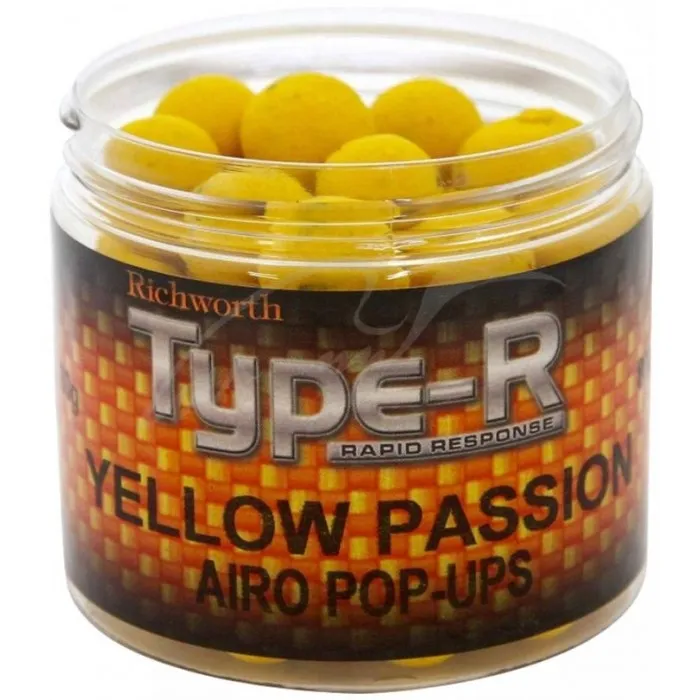 Бойли Richworth Airo Pop-Ups Yellow Passion 15mm 200ml