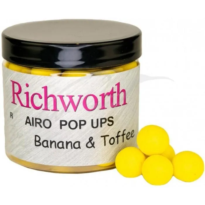 Бойлы Richworth Original Airo Pop Ups Banana Toffee 15mm