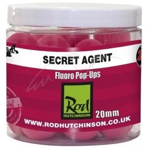 Бойлы Rod Hutchinson Fluoro Pop Ups Secret Agent with Liver Liquid 20mm