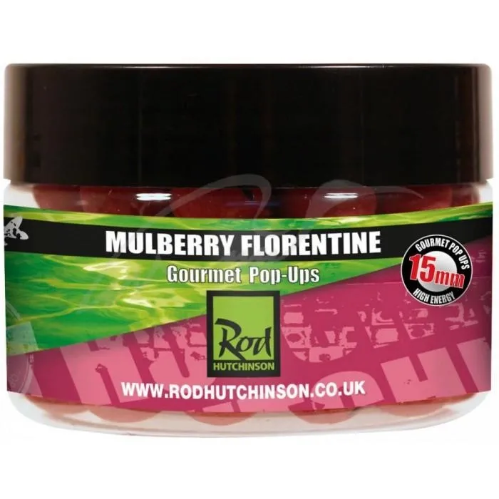 Бойлы Rod Hutchinson Pop Ups Mulberry Florentine with Protaste Plus 15mm