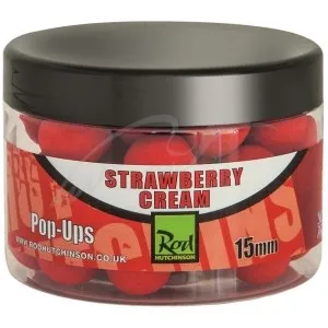 Бойли Rod Hutchinson Pop Ups Strawberry Cream 15mm