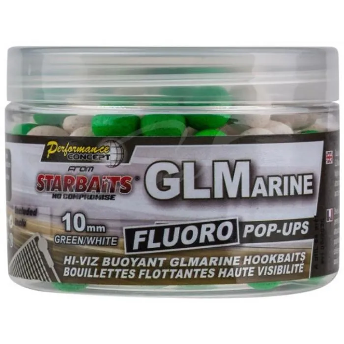 Бойлы Starbaits Concept Fluo Pop Up GL Marine 10mm 60g