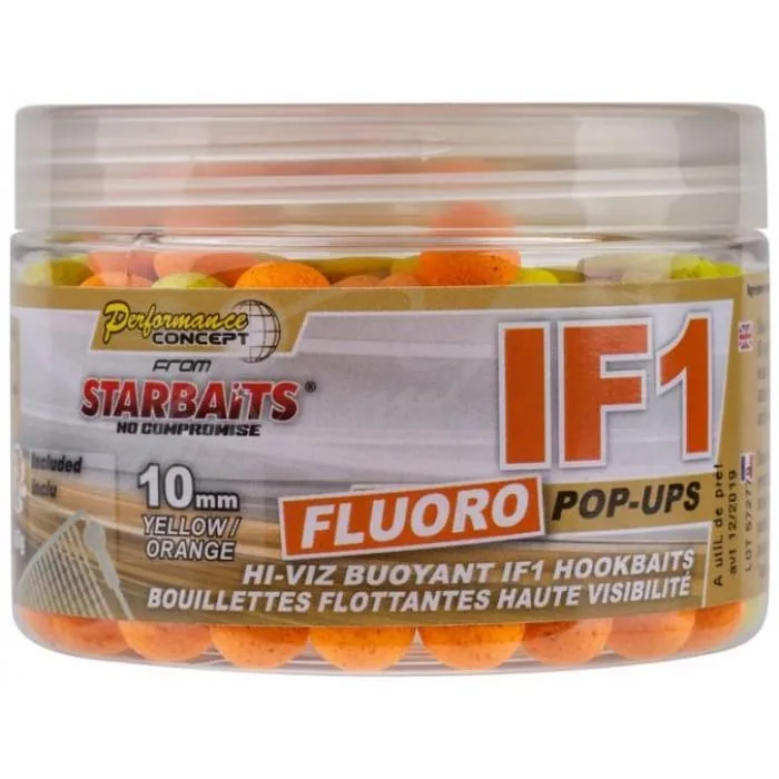 Бойлы Starbaits Concept Fluo Pop Ups IF1 10mm 60g