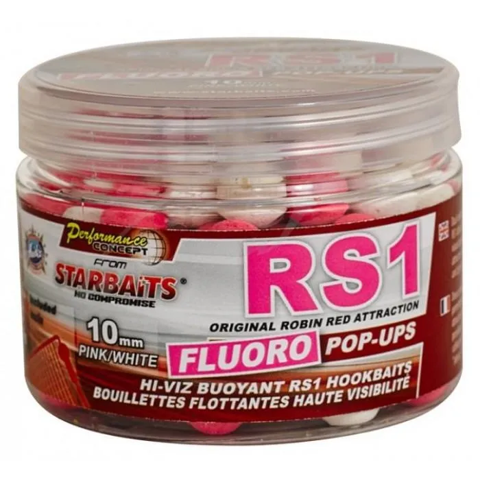 Бойлы Starbaits Concept Fluo Pop Ups RS1 10mm 60g