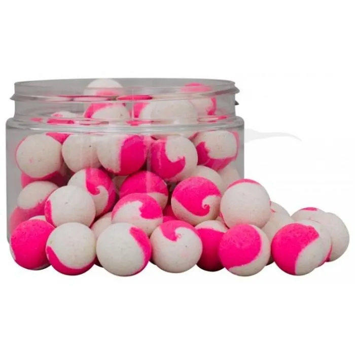 Бойлы Starbaits Fluorolite 2tone Pop Ups White/Pink 14mm 60g