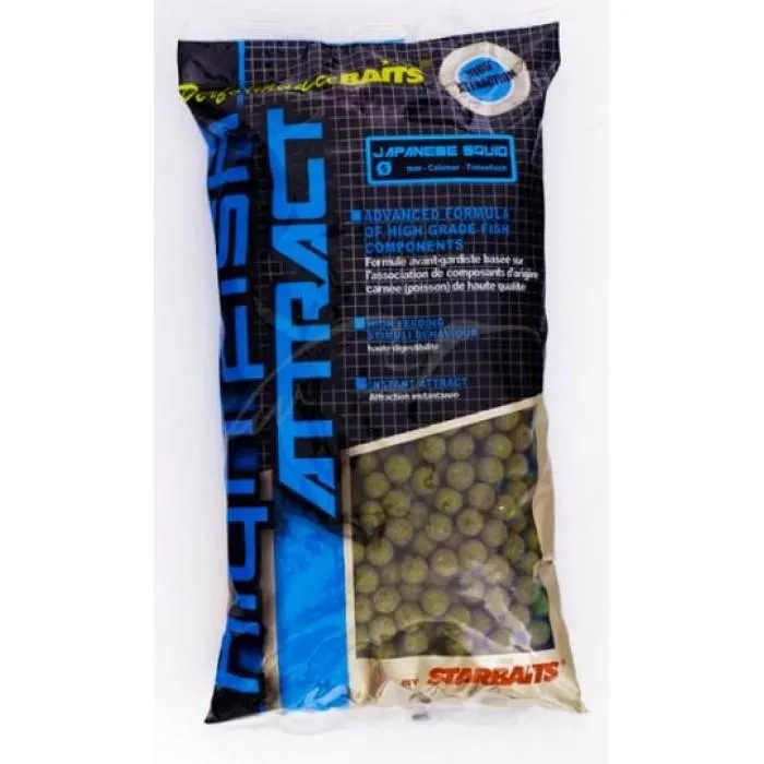 Бойлы Starbaits Highfish attract Japanese Squid 20мм 1кг