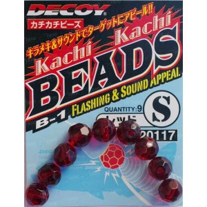 Бусинка Decoy B-1 Kachi Kachi Beads red M, 9шт