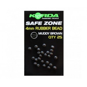 Бусинка Korda Safe Zone 4мм Rubber Bead Brown
