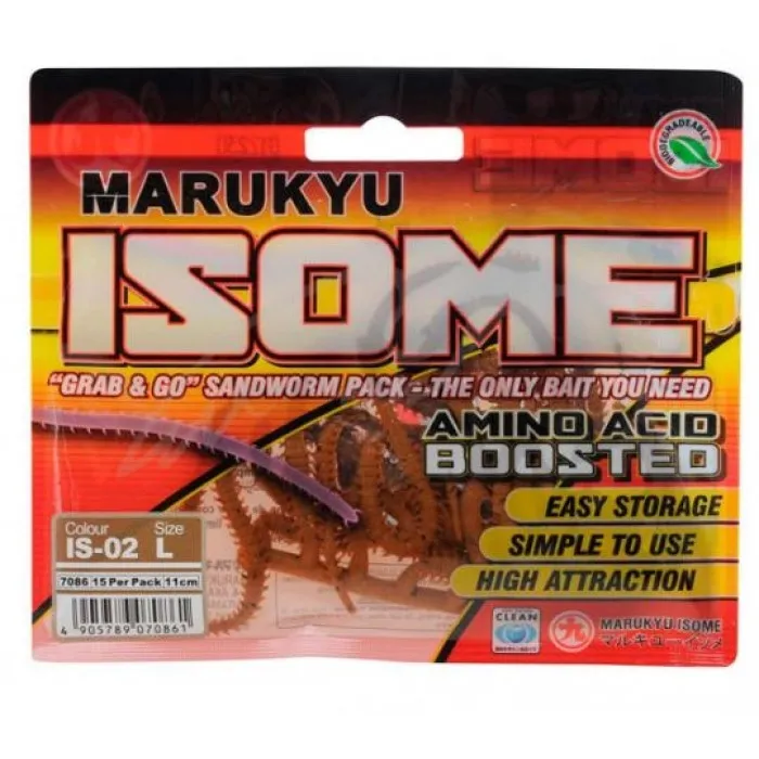 Черв'яки Marukyu Isome Brown L
