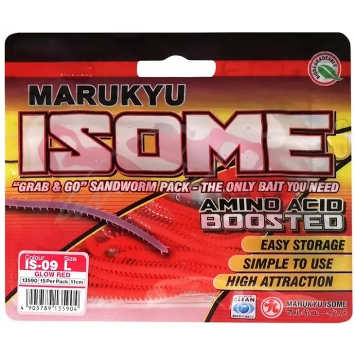 Черви Marukyu Isome L IS-09 ц:glow red