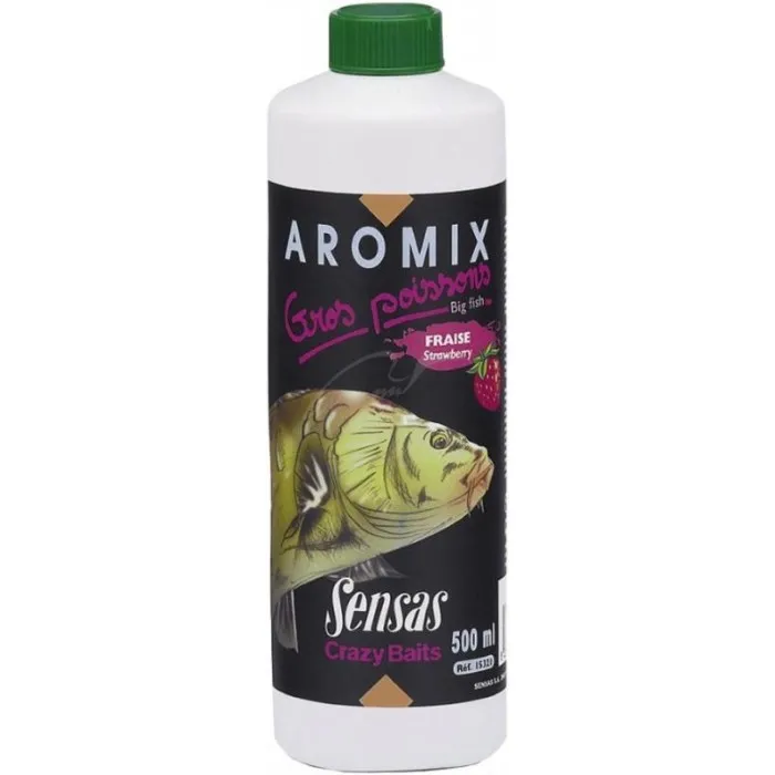 Добавка Sensas Aromix Big Fish Strawberry 500ml