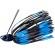 Джиг головка Jackall B Crawl Swimmer 7.0g Black/Blue Stripe