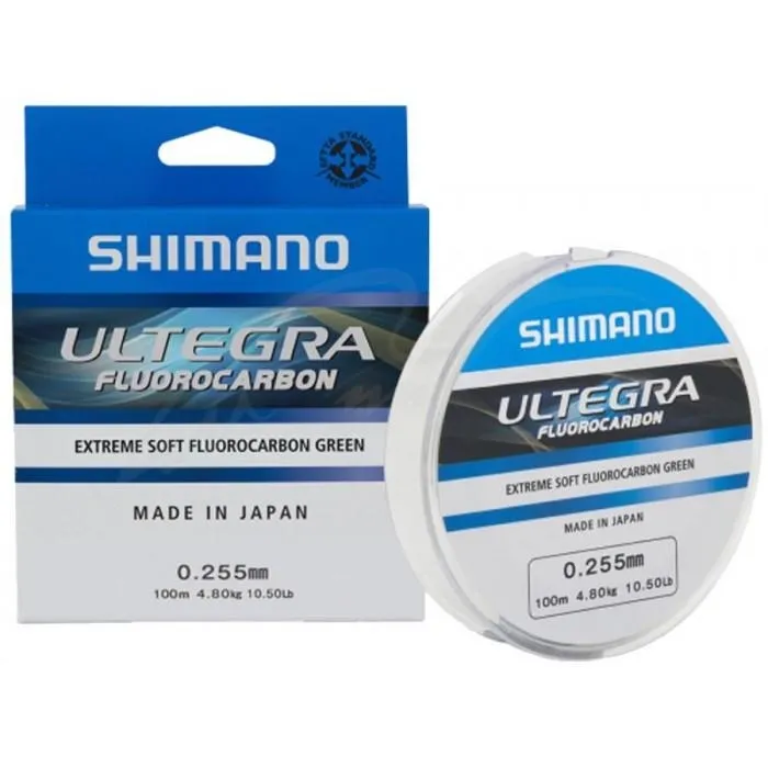 Флюорокарбон Shimano Ultegra Fluorocarbon 100m 0.145mm 1.75kg ц:green