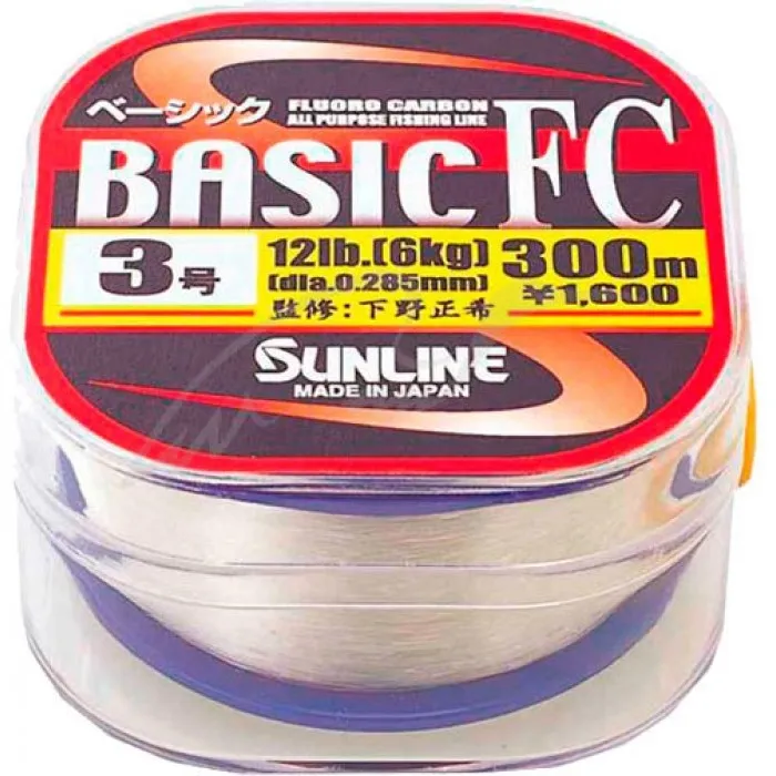 Флюорокарбон Sunline Basic FC 300м #3.5/0.31 мм 14LB