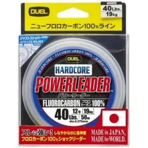 Флюорокарбон YO-Zuri Hardcore Powerleader FC 50m #3.0/0.285mm 12lb/6.0kg