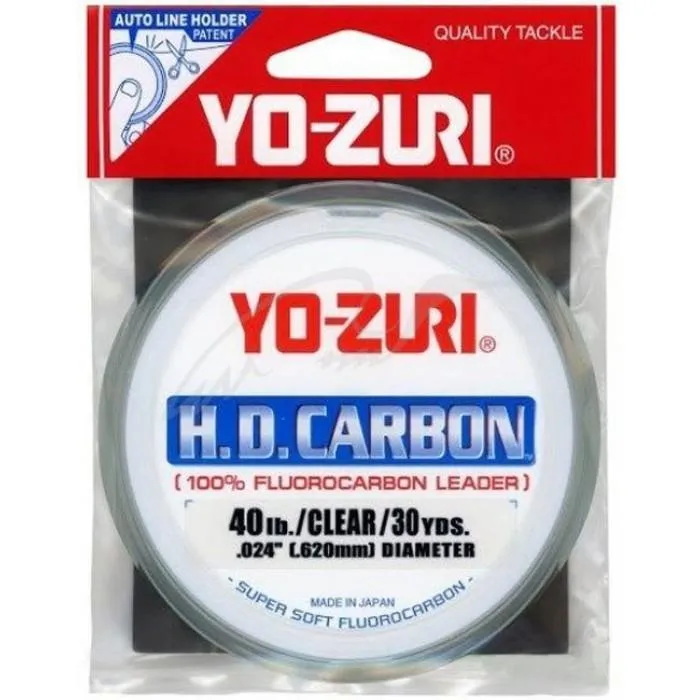 Флюорокарбон YO-Zuri H. D. Carbon Leader 28m 0.475 mm 11.3 kg