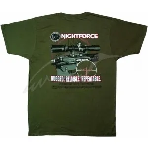 Футболка Nightforce AR-Themed. Колір - зелений.