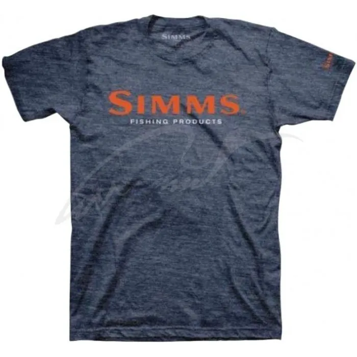 Футболка Simms Logo T-Shirt S ц:navy heather