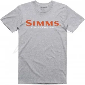 Футболка Simms Logo XXL ц:grey heather