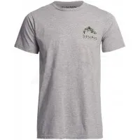 Футболка Simms T-Shirt Trout Camo SS ц:ash grey
