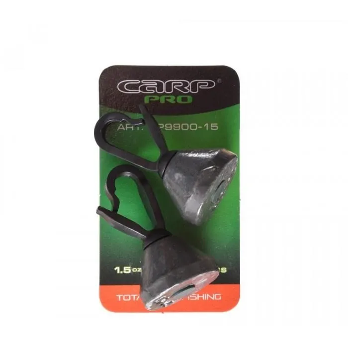 Грузило Carp Pro Back Lead 1.5 oz прорезиненный (2 шт)