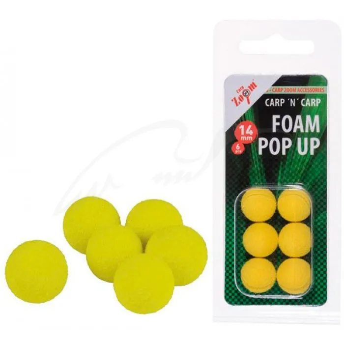 Штучна насадка CarpZoom Foam Pop Up EVA (жовтий)