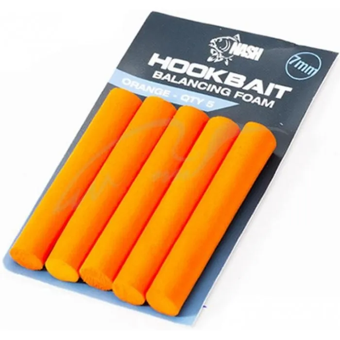Штучна насадка Nash Hookbait Balancing Foam 7мм Orange