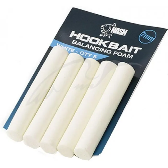 Штучна насадка Nash Hookbait Balancing Foam 7мм White