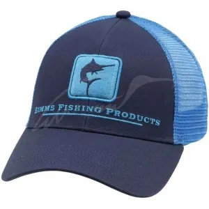 Кепка Simms Trucker Hat Icon Marlin One size к:admiral blue