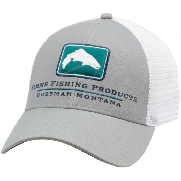 Кепка Simms Trucker Hat Icon Trout One size ц:granite