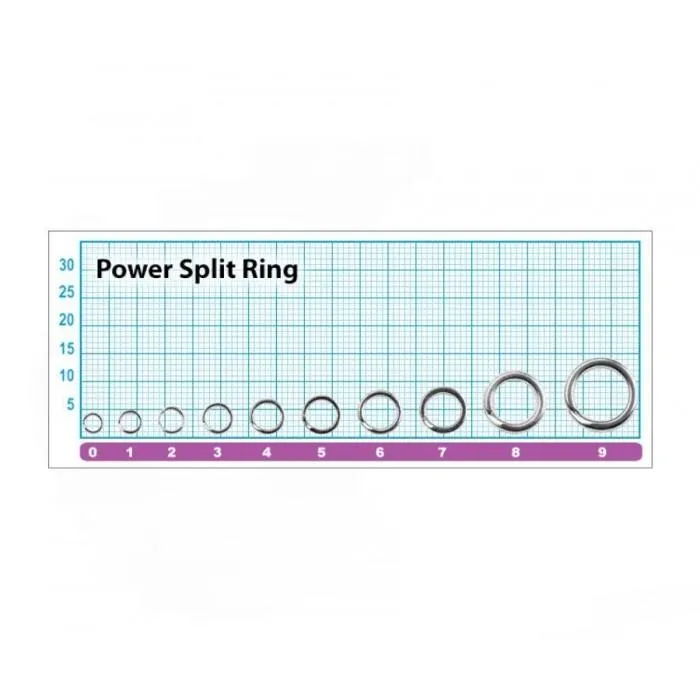 Кольца заводные Pontoon 21 Power Split Ring Silver #0