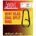 Кольцо заводное Lucky John Bent Head Oval Split Ring №16 18кг (10шт/уп)