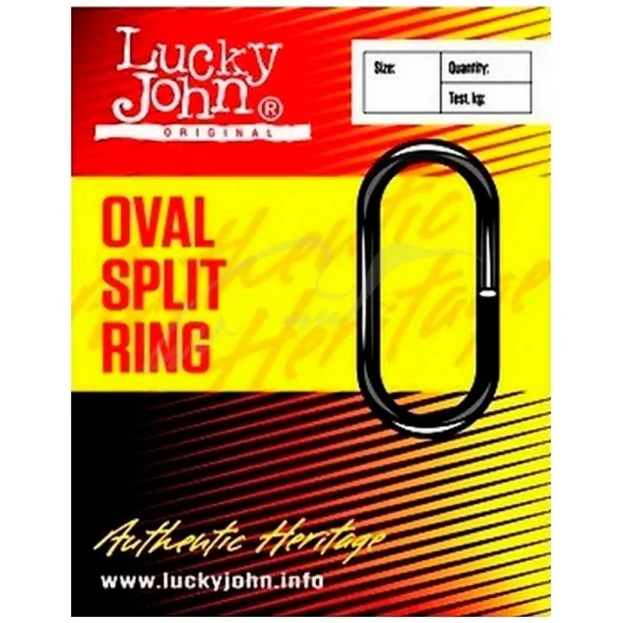 Кольцо заводное Lucky John Oval Split Ring №10 10кг (10шт/уп)