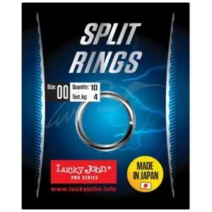 Кольцо заводное Lucky John Pro Series Split Rings №4 14кг (5шт/уп)