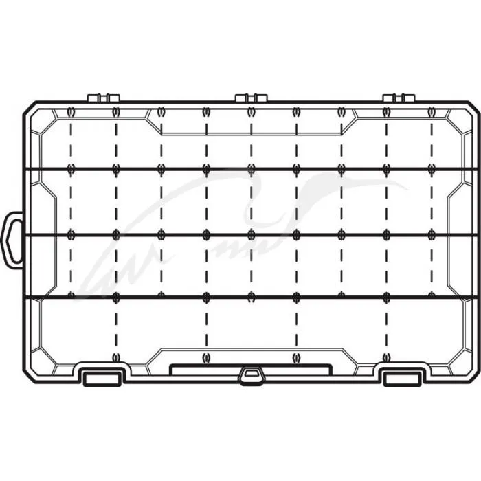 Коробка Flambeau Tuff Tainer - 5007 Divided 36.2х23.2х5.1cm