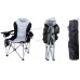 Кресло KingCamp Deluxe Hard Arms Chair Black/Mid Grey