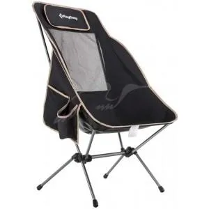 Кресло KingCamp High-Backed Folding Chair Black