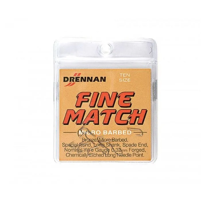 Крючки Drennan Carbon Match №18
