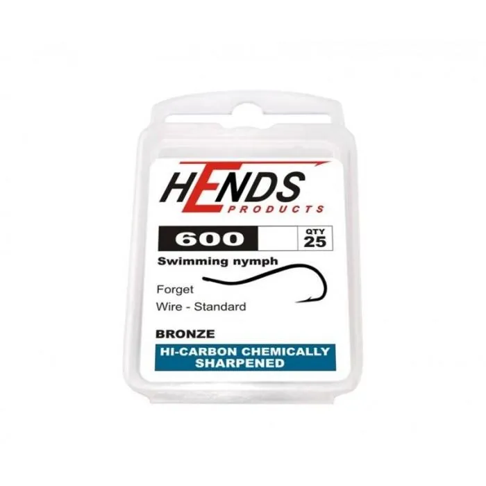 Крючки Hends Products Fly Hooks 600 №8 25 шт